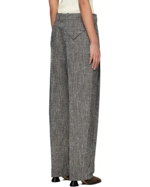 Bottega Veneta メランジ ビスコース＆シルク トラウザーズ - サムネイル3