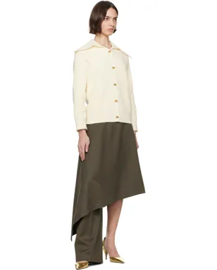 Bottega Veneta Subtle Stripe ウール スカート トラウザーズ - サムネイル4