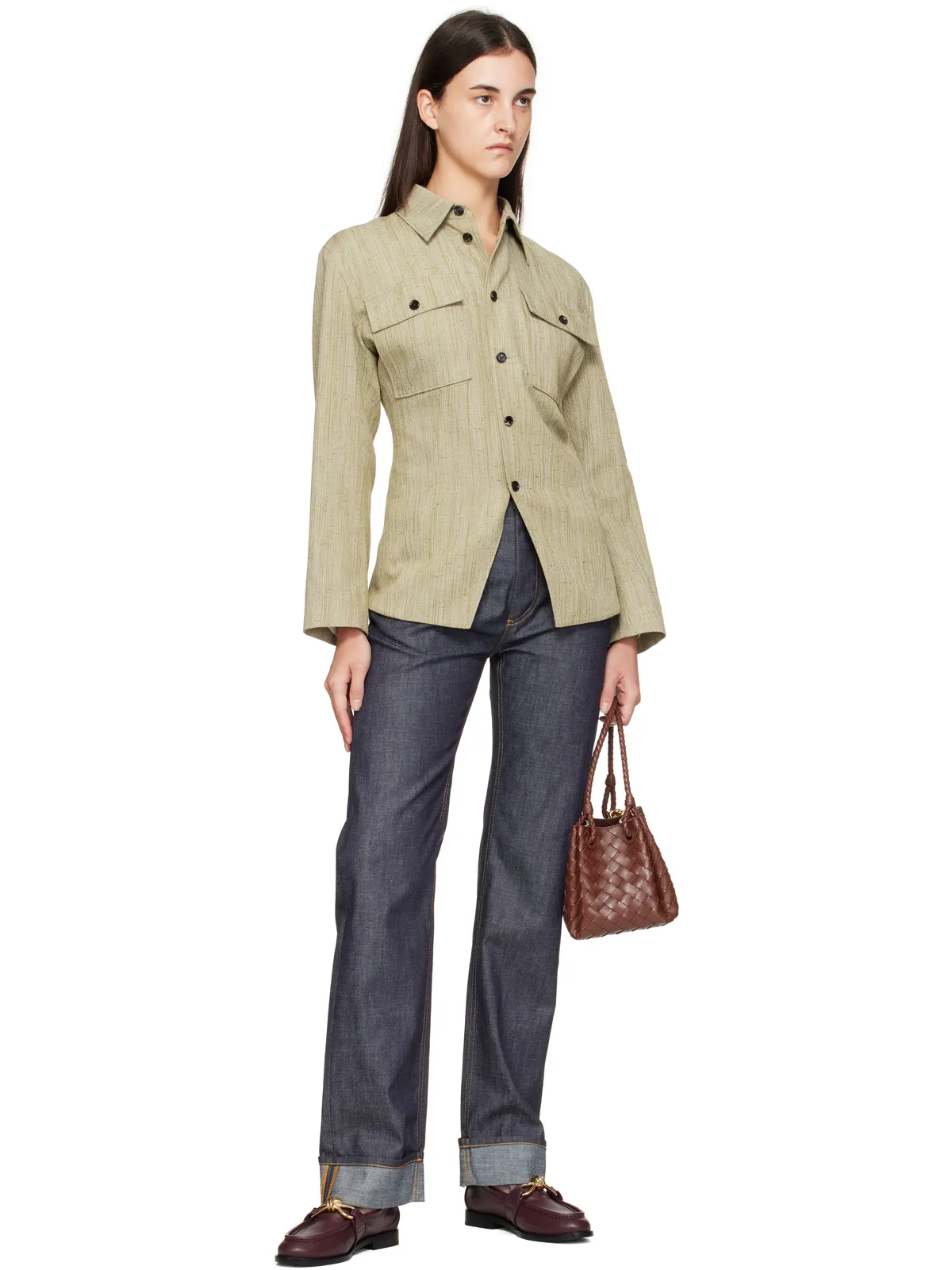 Bottega Veneta スモール Parachute バッグ - 画像4
