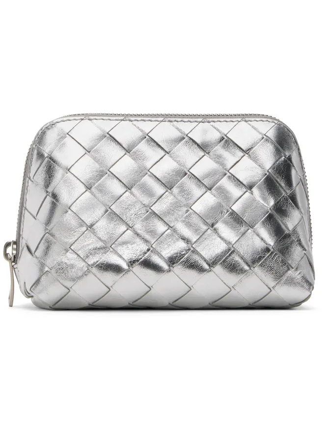 Bottega Veneta Bottega Veneta スモール Intrecciato Half-Moon Beauty ポーチの商品画像