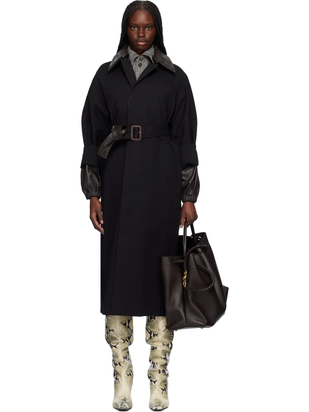 Bottega Veneta コットン トレンチコート - 画像1