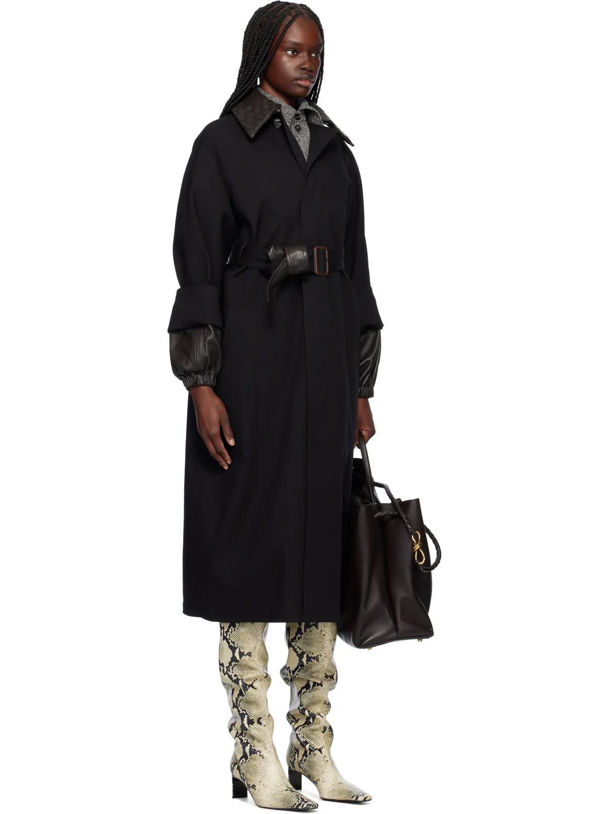 Bottega Veneta コットン トレンチコート - 画像2
