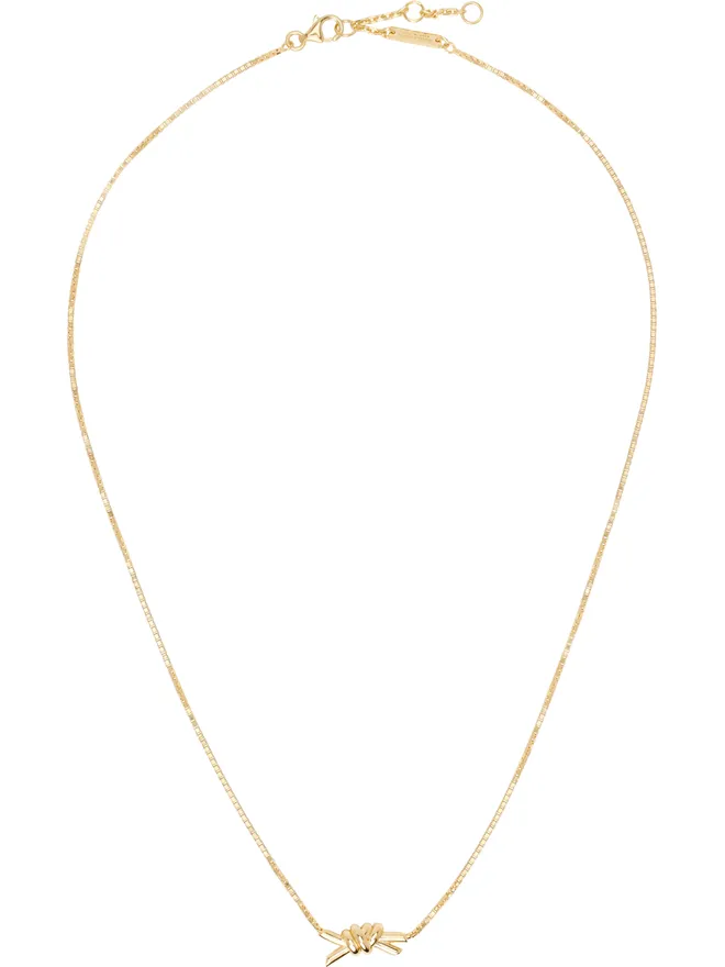 Bottega Veneta Bottega Veneta ゴールド Knot ネックレスの商品画像