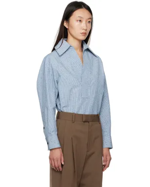 Bottega Veneta コットン＆リネン ストライプ シャツ - サムネイル2