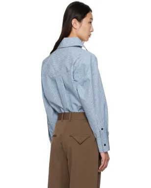Bottega Veneta コットン＆リネン ストライプ シャツ - サムネイル3