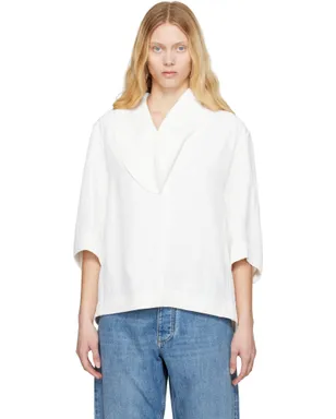 Bottega Veneta Grainy Viscose Linen コクーン シャツ - サムネイル1