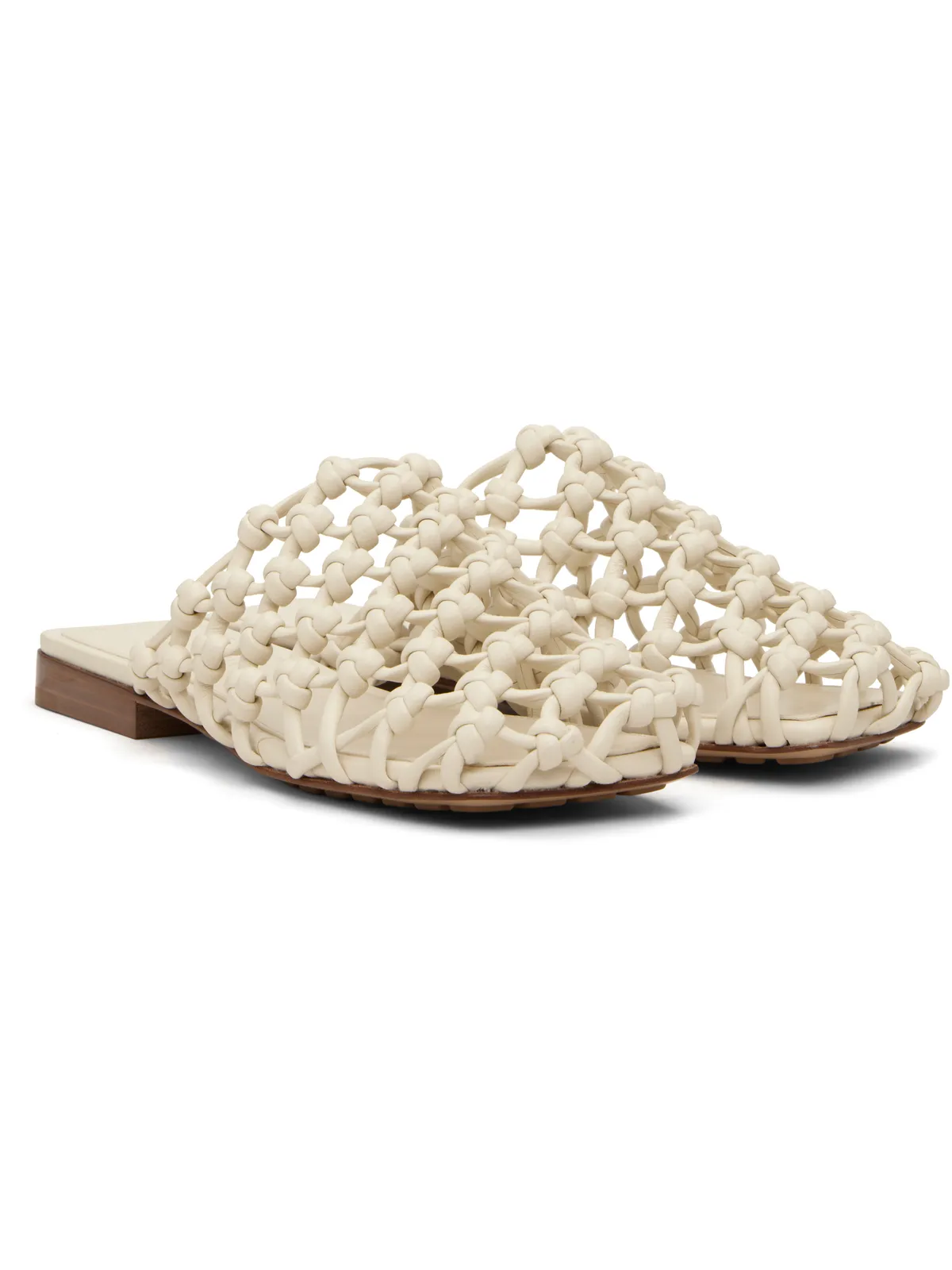 Bottega Veneta Supple ラムスキン フラットサンダル - 画像4