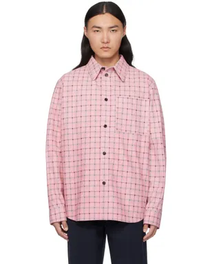 Bottega Veneta プリントレザー シャツ - サムネイル1