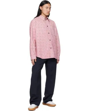 Bottega Veneta プリントレザー シャツ - サムネイル4
