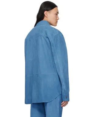 Bottega Veneta エンボス コーデュロイ スエード シャツ - サムネイル3