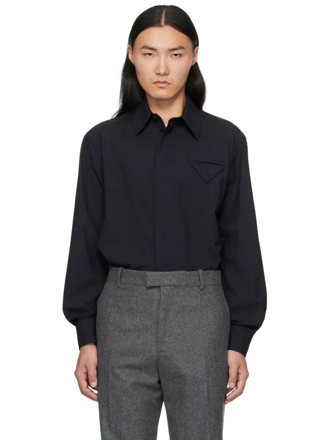 Bottega Veneta Bottega Veneta ファインウール シャツの商品画像