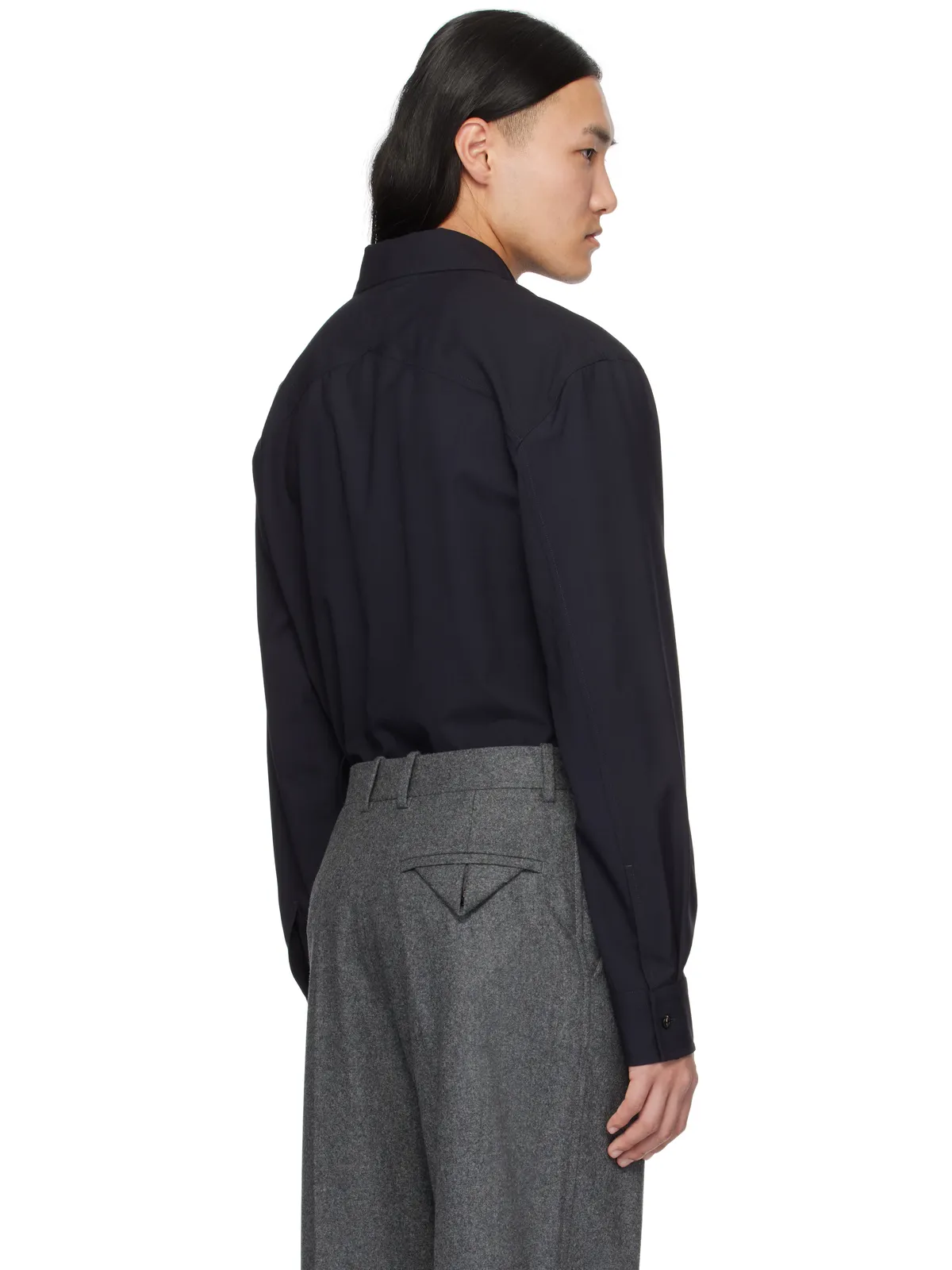 Bottega Veneta ファインウール シャツ - 画像3