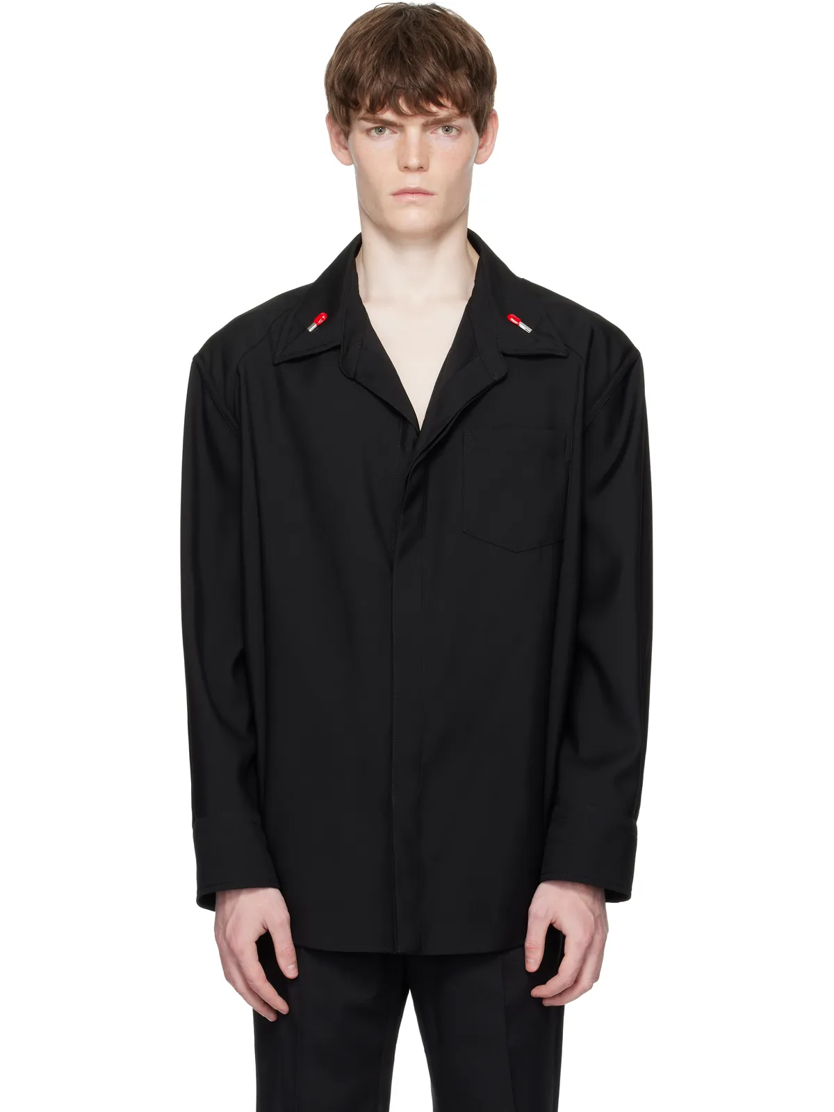 Bottega Veneta Light Wool シャツ - 画像1