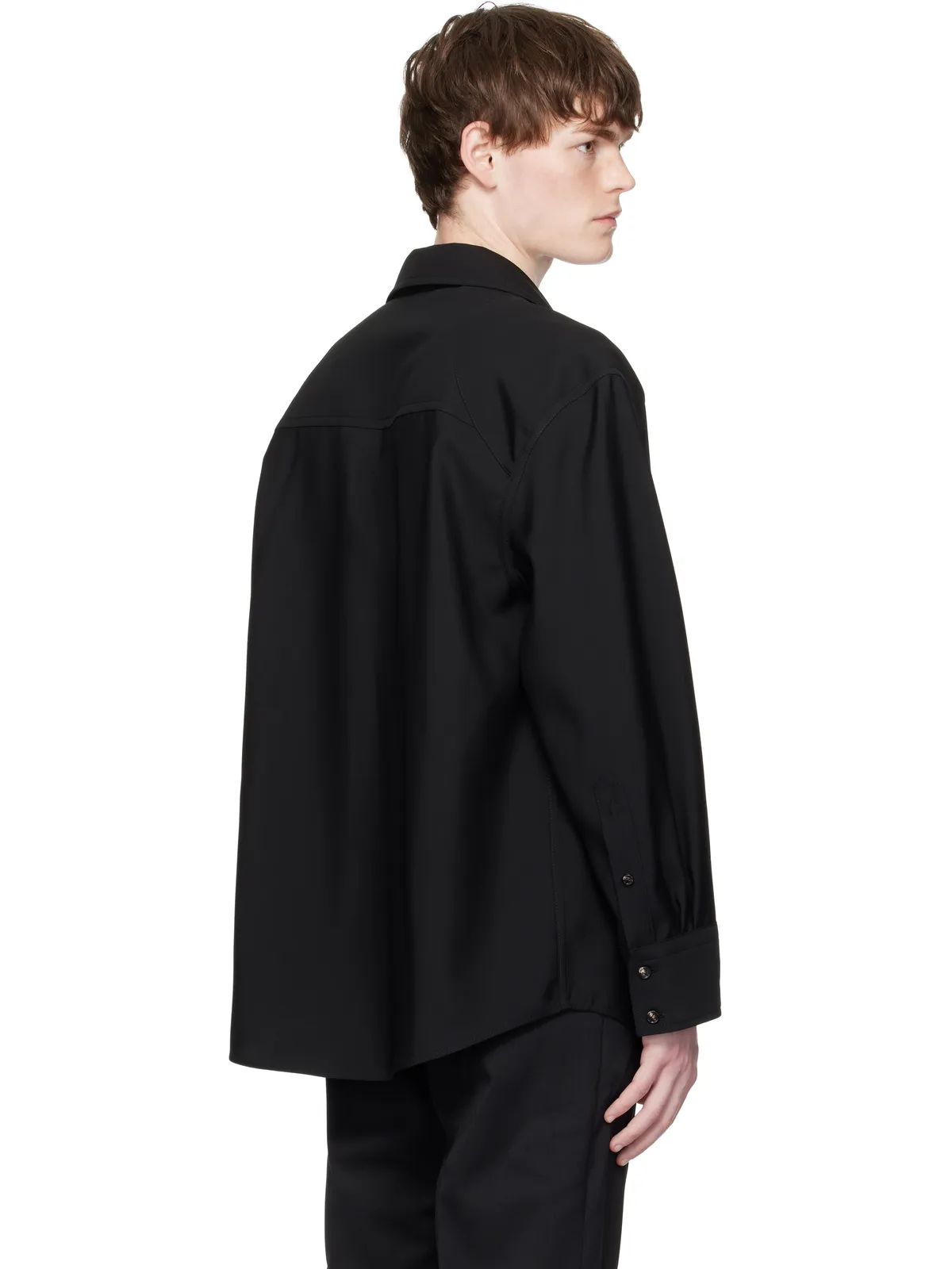 Bottega Veneta Light Wool シャツ - 画像3