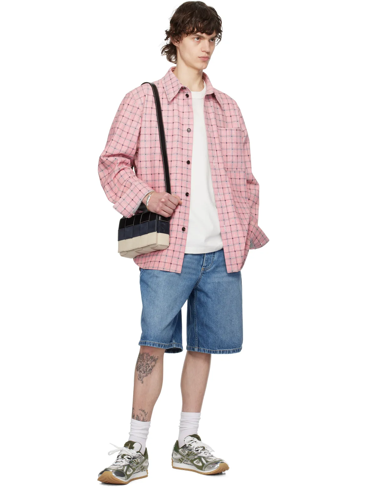 Bottega Veneta ヴィンテージ デニム カーゴショートパンツ - 画像4