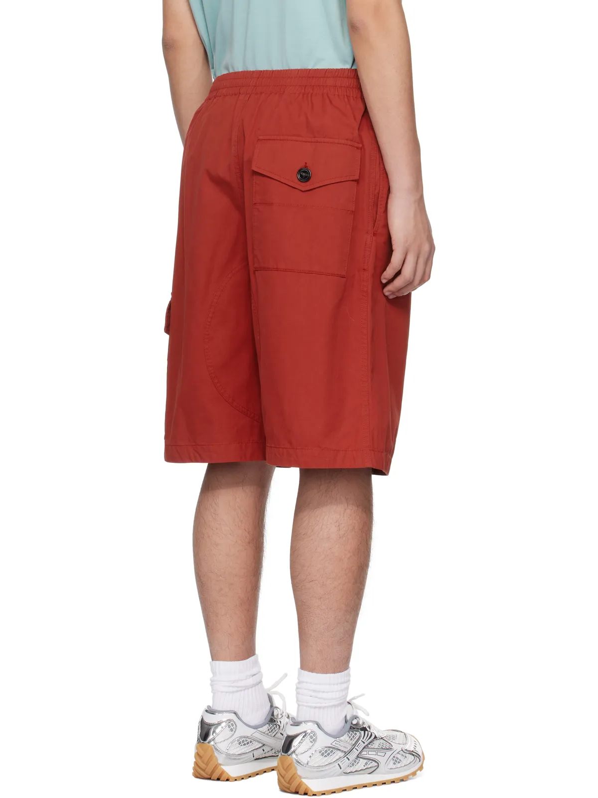 Bottega Veneta ライト コットン ツイル ショートパンツ - 画像3