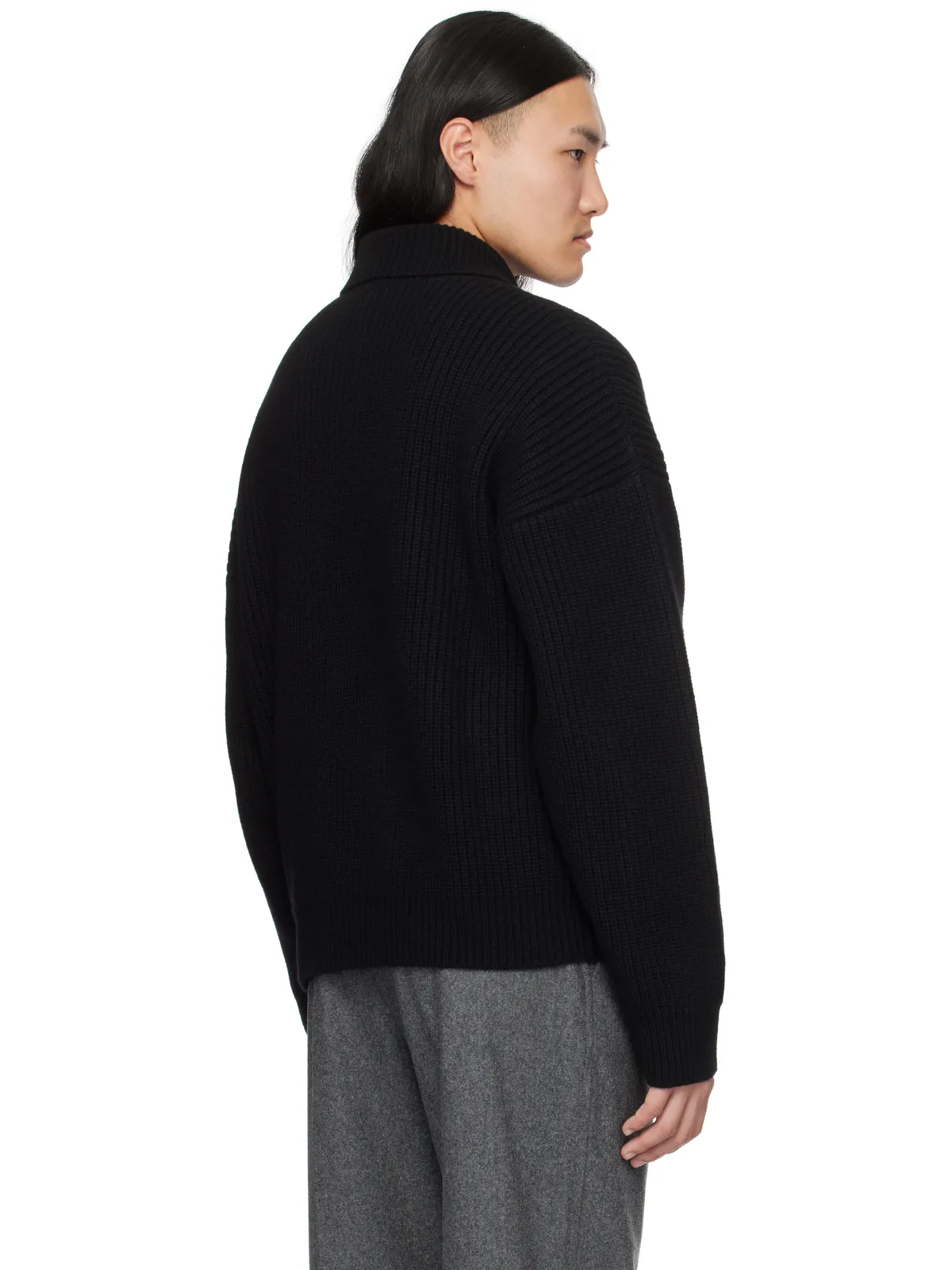 Bottega Veneta ウール＆カシミヤ リブタートルネック - 画像3