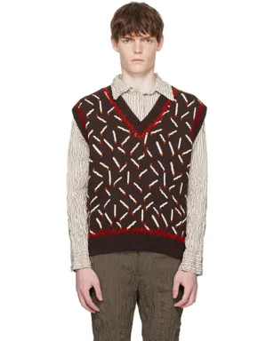 Bottega Veneta Matches コットン ジャカード ベスト - サムネイル1