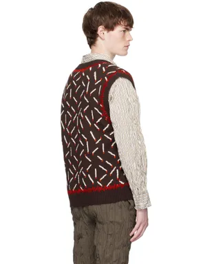 Bottega Veneta Matches コットン ジャカード ベスト - サムネイル3