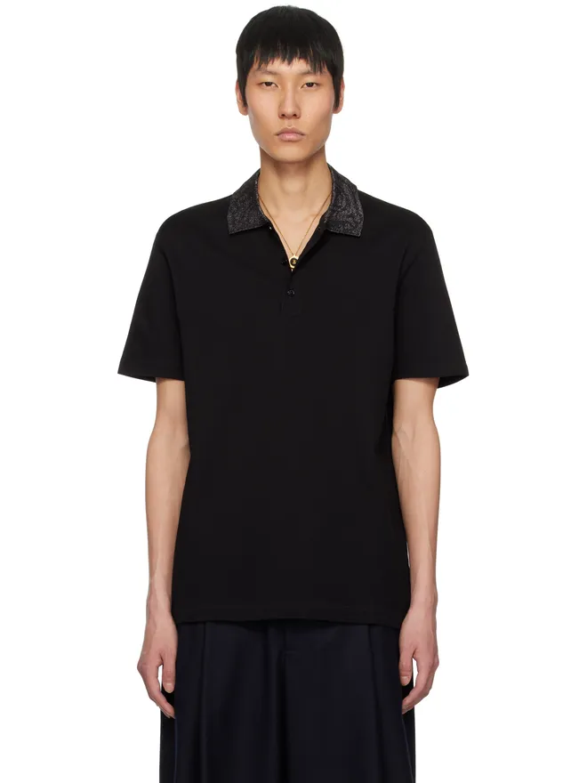 VERSACE VERSACE バロッコ エンブロイダリーカラー ポロシャツの商品画像
