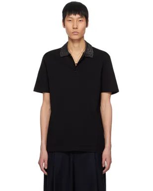 VERSACE バロッコ エンブロイダリーカラー ポロシャツ - サムネイル1
