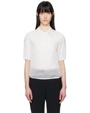 AMOMENTO Sheer ハーフジップ トップス - サムネイル1