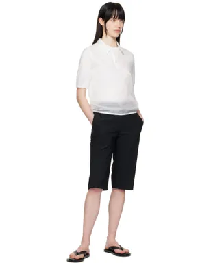 AMOMENTO Sheer ハーフジップ トップス - サムネイル4