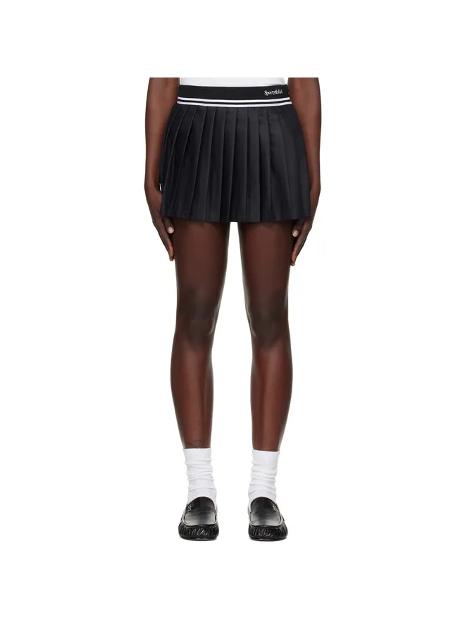 Sporty & Rich Sporty & Rich Abigail ウール プリーツ ミニスカートの商品画像
