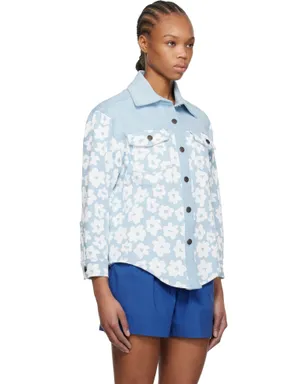 MSGM プリント デニムシャツ - サムネイル2