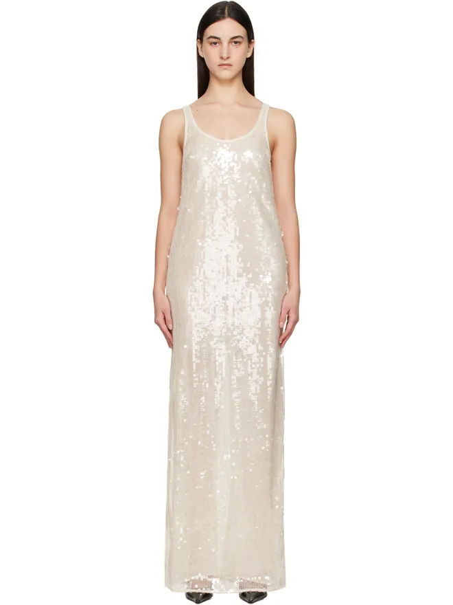 Stella McCartney Stella McCartney スパンコール タンク マキシドレスの商品画像