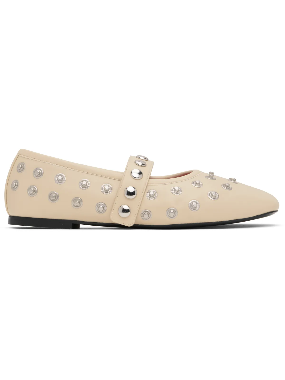 Stella McCartney Ryder Popper-Studded バレエシューズ - 画像1