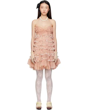 Valentino シフォン ミニドレス - サムネイル1