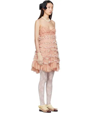 Valentino シフォン ミニドレス - サムネイル2