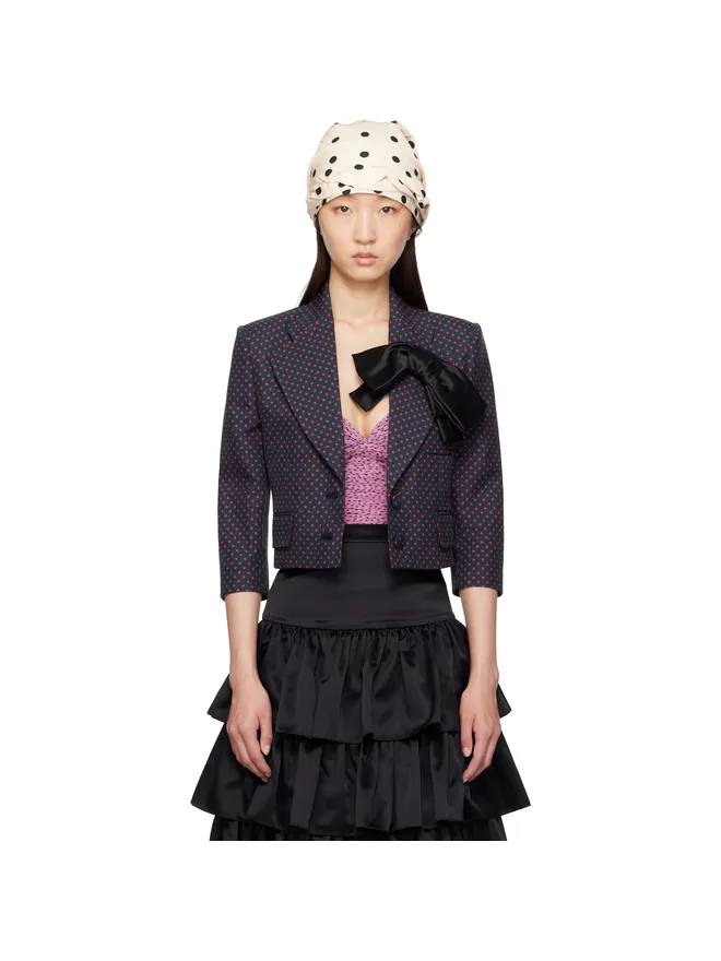 Valentino Valentino Plusdepois Bow プリント ジャケットの商品画像