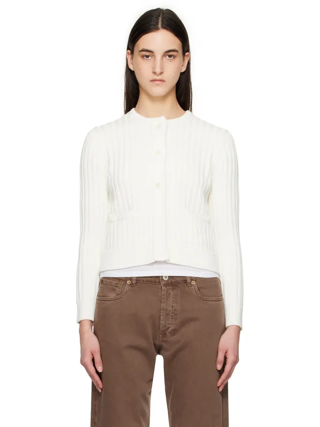 JW Anderson JW Anderson クロップド ボタン カーディガンの商品画像