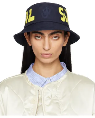 JW Anderson Real Sleep Slogan バケットハット - サムネイル1