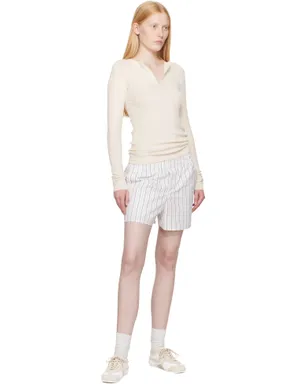 AMI Paris Cotton Elasticated ショートパンツ - サムネイル4