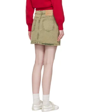 AMI Paris コットン デニム ミニスカート - サムネイル3