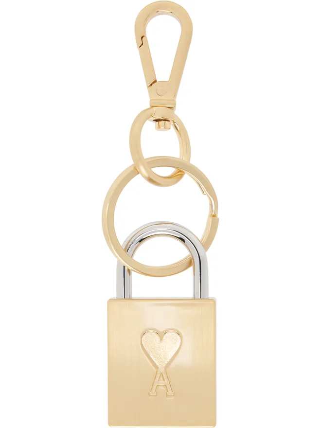 AMI Paris AMI Paris Ami de Coeur パドロック キーチェーンの商品画像