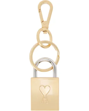 AMI Paris Ami de Coeur パドロック キーチェーン - サムネイル1