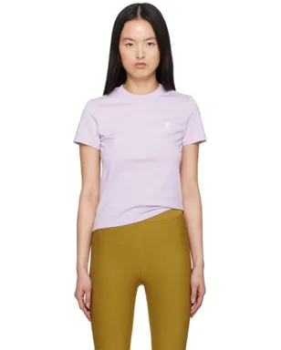 AMI Paris コットン クロップド Tシャツ - サムネイル1