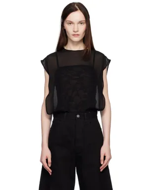 ALAÏA ジョーゼット ボディスーツ - サムネイル1