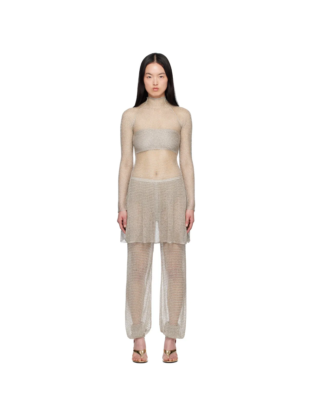 ALAÏA メッシュニット ミディアムドレス - 画像1