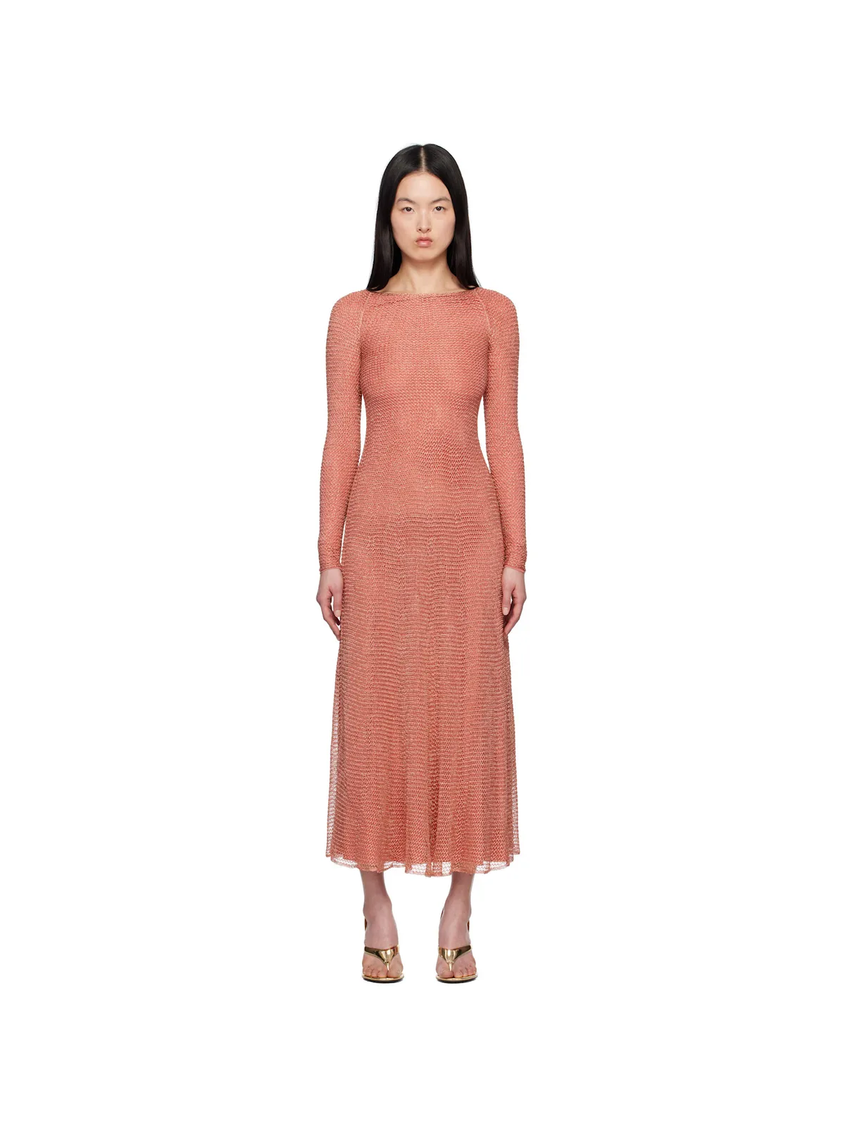 ALAÏA メッシュニット マキシドレス - 画像1