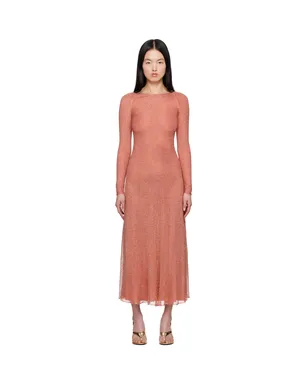 ALAÏA メッシュニット マキシドレス - サムネイル1