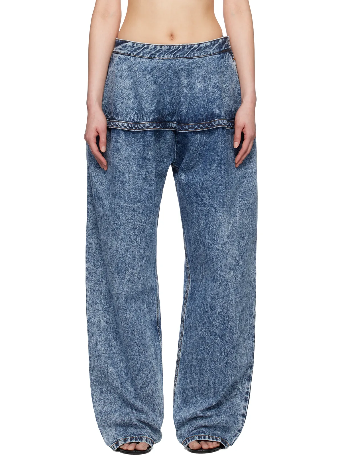 ALAÏA ペプラム ジーンズ - 画像1