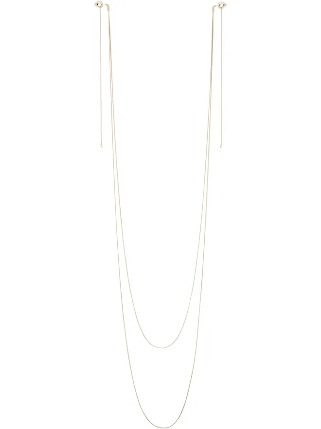 ALAÏA ALAÏA ゴールド Double ピアスの商品画像