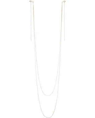 ALAÏA ゴールド Double ピアス - サムネイル1