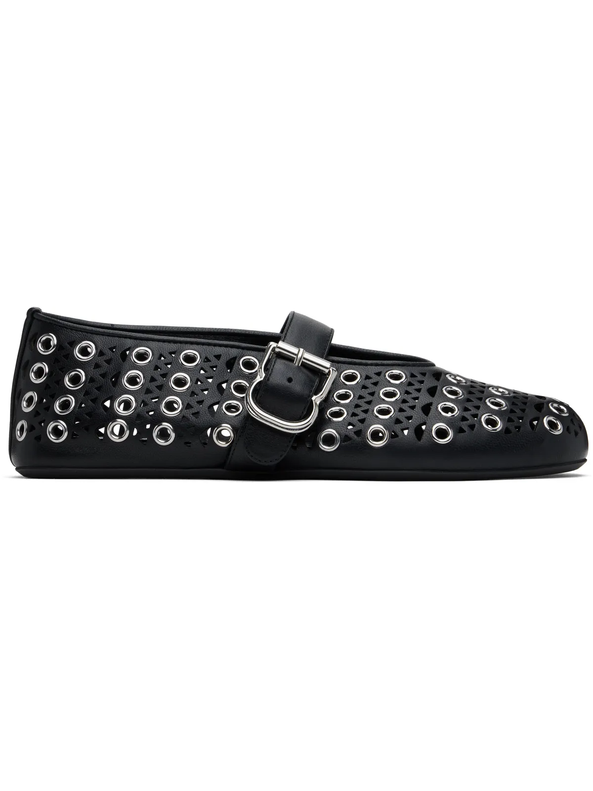 ALAÏA Vienne ラムスキン アイレット フラットシューズ - 画像1