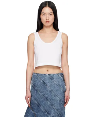 ALAÏA クロップド タンクトップ - サムネイル1